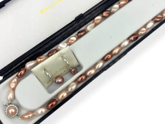 Perla de Mallorca Barroca Bronce 2 piezas