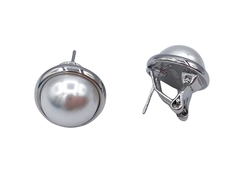 Aros Perla Blanca Pasante n°12 - comprar online