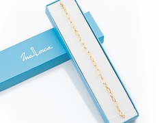 Pulsera Forcet Fino Ovalado Dorado - comprar online