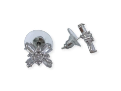 Aros Cruz con Piedras Circón - comprar online