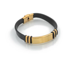 Pulsera Dije Acero Gold