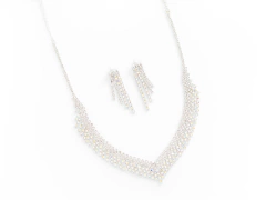 Conjunto Strass en V Aurora Boreal