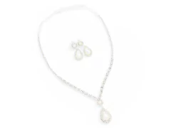 Conjunto Strass Gota Perla - comprar online