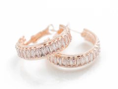 Argolla Cinta Rosé Baguette 2cm