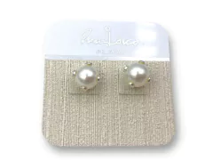 Aros Perla Engarzada n°8