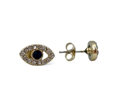Aros Ojo Turco con Piedras - comprar online