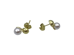 Aros Medio Círculo y Perla n°6 - comprar online