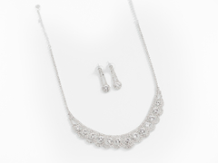 Conjunto Strass Círculos Plateado en internet