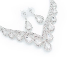 Conjunto Strass Gota