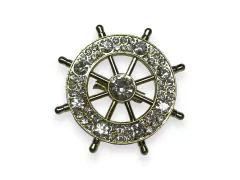 Prendedor Timón de Strass