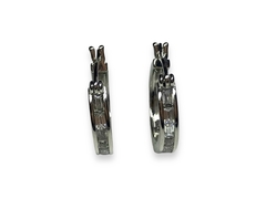 Argollas Circón Baguette 1,4cm - comprar online
