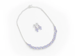 Conjunto Strass Lila Oval - comprar online