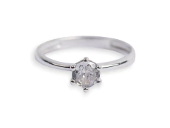 Anillo Cintillo Circon