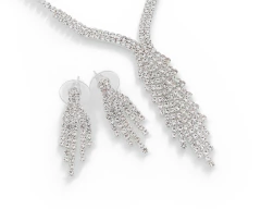 Conjunto Strass Diseño Semi Rigido