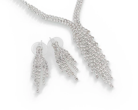 Conjunto Strass Diseño Semi Rigido