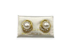 Aros Perla Virola Doble Óvalo en internet