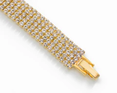 Pulsera Strass 5 Hileras - Mallorca Joyas - Joyería en Córdoba 