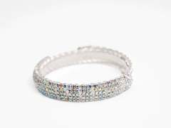 Pulsera Strass Aurora Boreal 5 Hileras