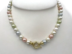 Collar Perla de Mallorca Pastel n°8 45cm