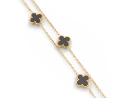 Collar Florcitas 4 Pétalos Gold - comprar online