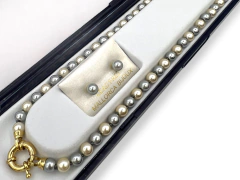 Perla de Mallorca Gris y Natural n°6 2 Piezas G. Marinero