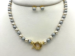 Perla de Mallorca Gris y Natural n°6 2 Piezas G. Marinero - comprar online