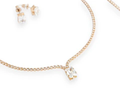 Conjunto Strass y Circón 3 Piezas