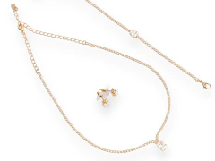 Conjunto Strass y Circón 3 Piezas - comprar online