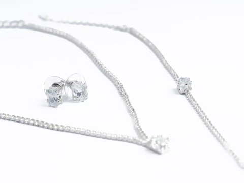 Conjunto Strass Rectángulo 3 piezas - comprar online