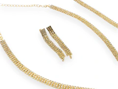 Conjunto Strass 3 Hileras Golden - comprar online