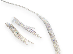 Conjunto Strass en V Aurora Boreal en internet