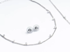 Conjunto Strass Intercalados 3 Piezas