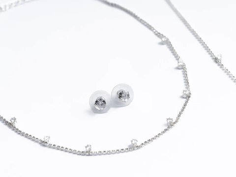 Conjunto Strass Intercalados 3 Piezas