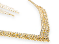 Conjunto Strass 4 Hileras Zig Zag - comprar online