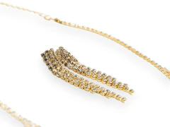Conjunto Strass 4 Hileras Zig Zag - Mallorca Joyas - Joyería en Córdoba 