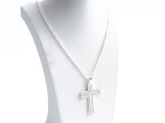 Collar Cruz Latina Micro Pave - comprar online