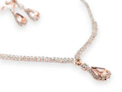 Conjunto 2 Piezas Gota Strass Rose - comprar online