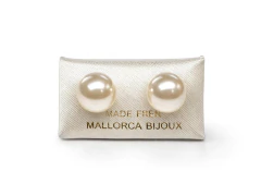 Aros Perla N°10 Plateado