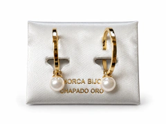 Aros Argolla Perla de Mallorca 2,2cm - Mallorca Joyas - Joyería en Córdoba 