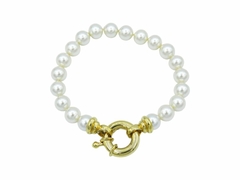 Pulsera Perla Gancho Marinero N°8