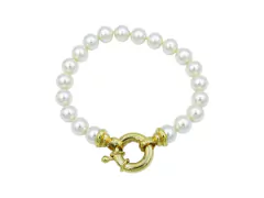 Pulsera Perla Gancho Marinero N°8