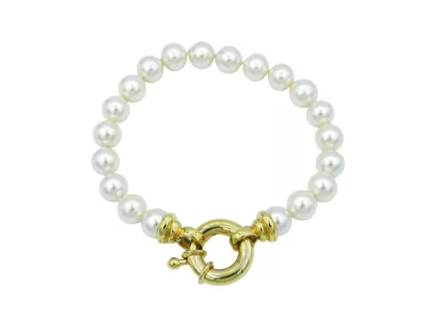Pulsera Perla Gancho Marinero N°8