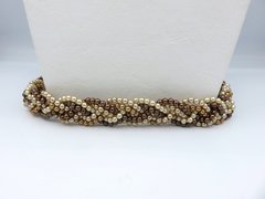 Collar Perlas Mallorca Trenzado 35cm