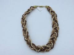 Collar Perlas Mallorca Trenzado 35cm - comprar online