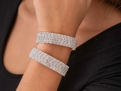 Pulsera 7 Hileras Strass Regulable - comprar online