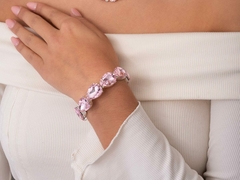 Pulsera Strass Piedras Rosas - comprar online