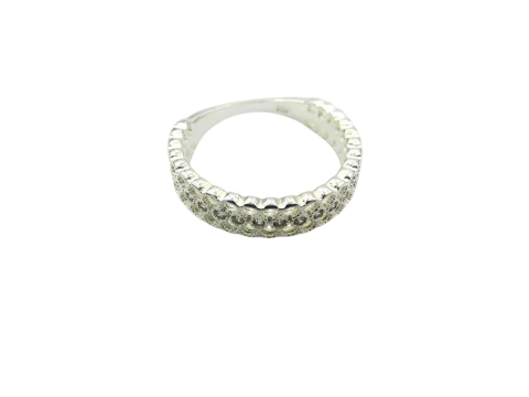 Anillo Micro Pavé y Círculos - comprar online