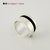 Anillo de plata y ébano (12mm) - tierra - tienda online