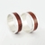 Set alianzas de boda - plata 925 y madera - 8mm