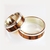 Imagen de Set alianzas de casamiento - plata 925 y madera de zebrano - 8mm - boda - setpalmar